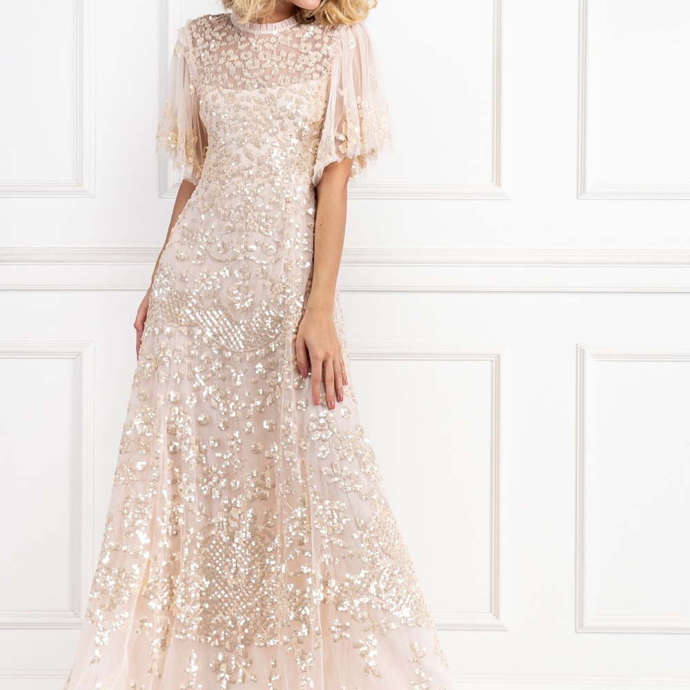 Needle & Thread Honesty Flower Gown Pink/Rose (0)